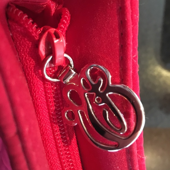 Authentic Vera Bradley Red Handbag - Picture 2 of 7